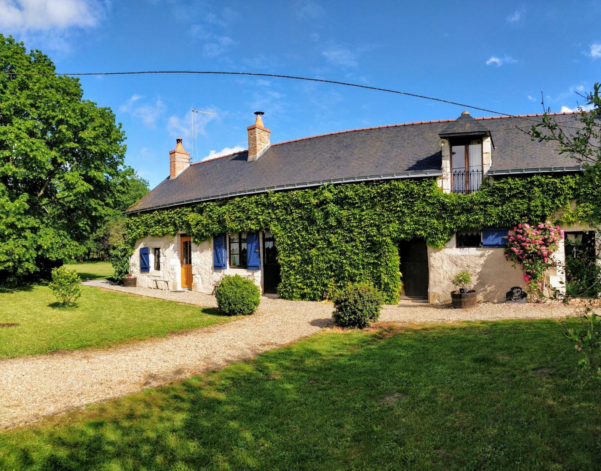 Traditional Longere Farmhouse At La Fortinerie Mouliherne Ngoại thất bức ảnh